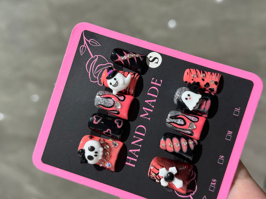 RareGoddess Handcrafted Press-On Nails 鸭嘴42