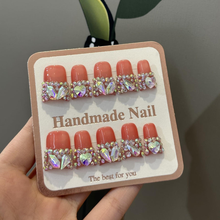 RareGoddess Handcrafted Press-On Nails 鸭嘴03