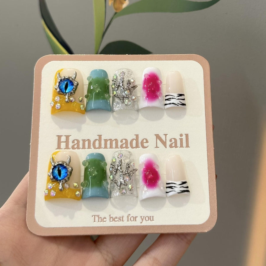 RareGoddess Handcrafted Press-On Nails 鸭嘴11