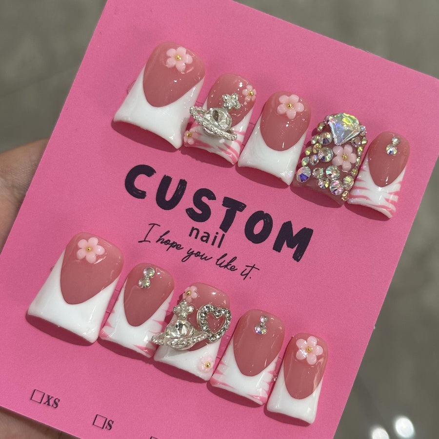 RareGoddess Handcrafted Press-On Nails 鸭嘴53