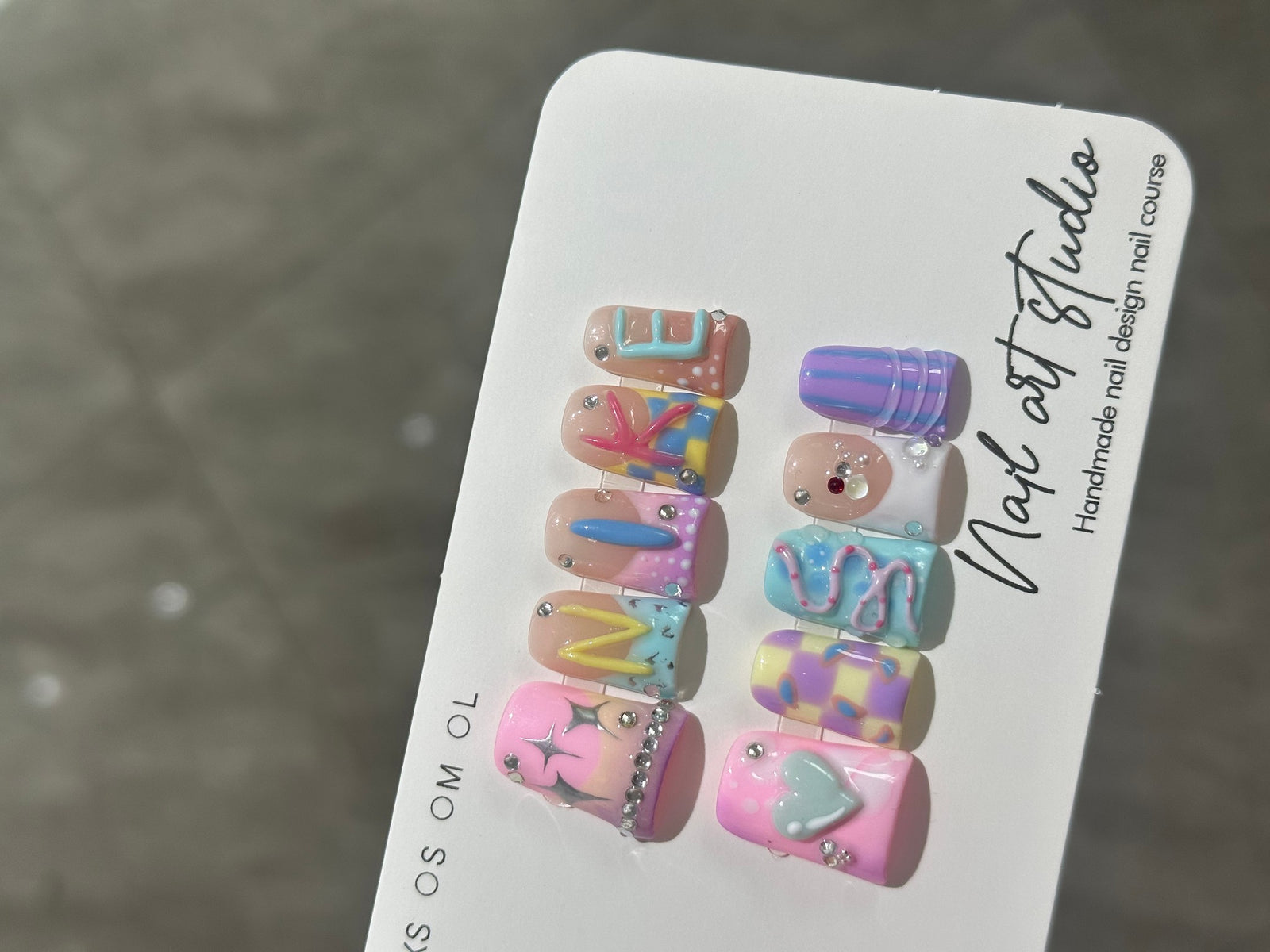 RareGoddess Handcrafted Press-On Nails 鸭嘴41