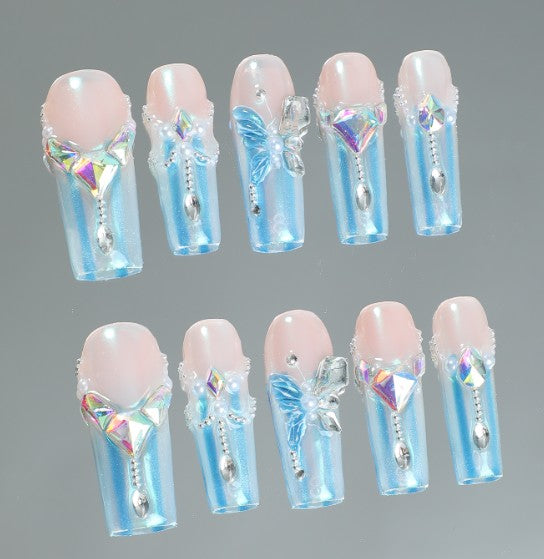 RareGoddess Handcrafted Press-On Nails SGJ-A2-0007