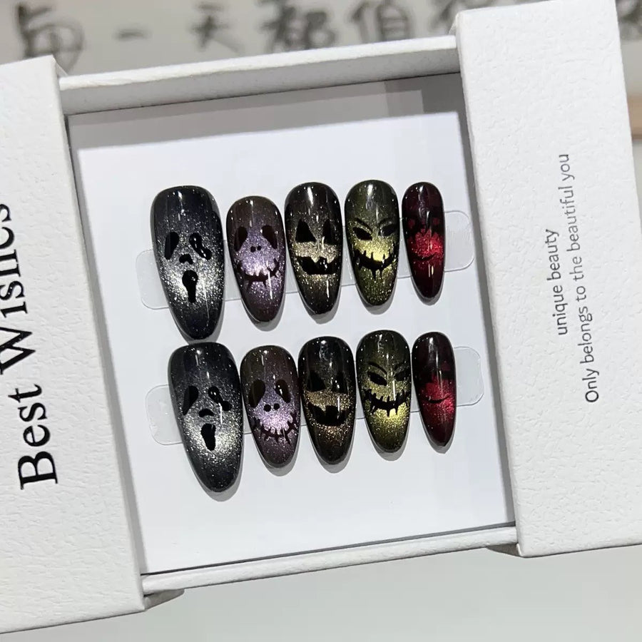 RareGoddess Handcrafted Press-On Nails DRS-12