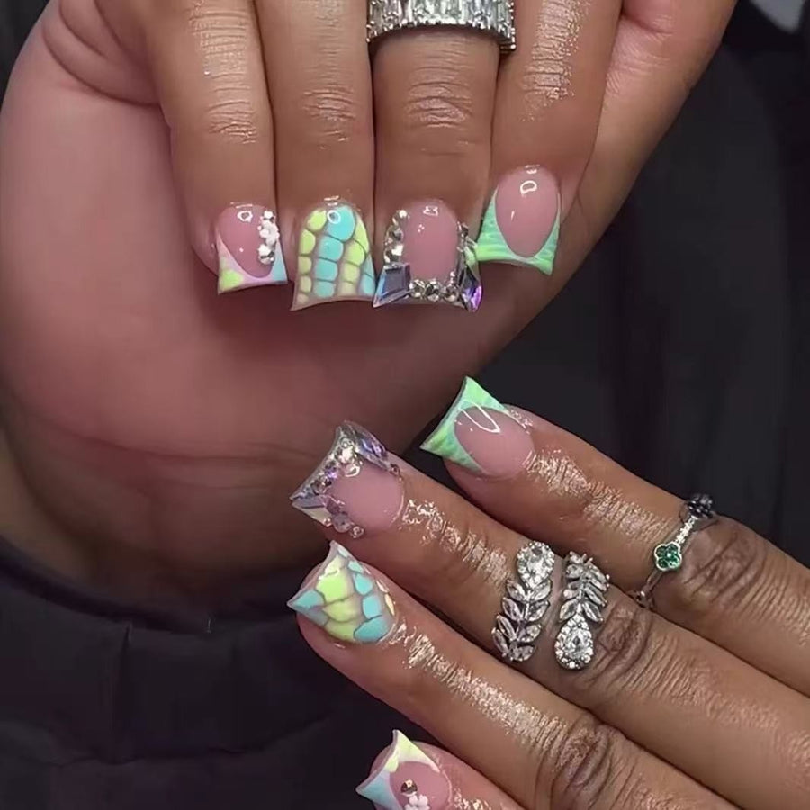 RareGoddess Handcrafted Press-On Nails XZ070