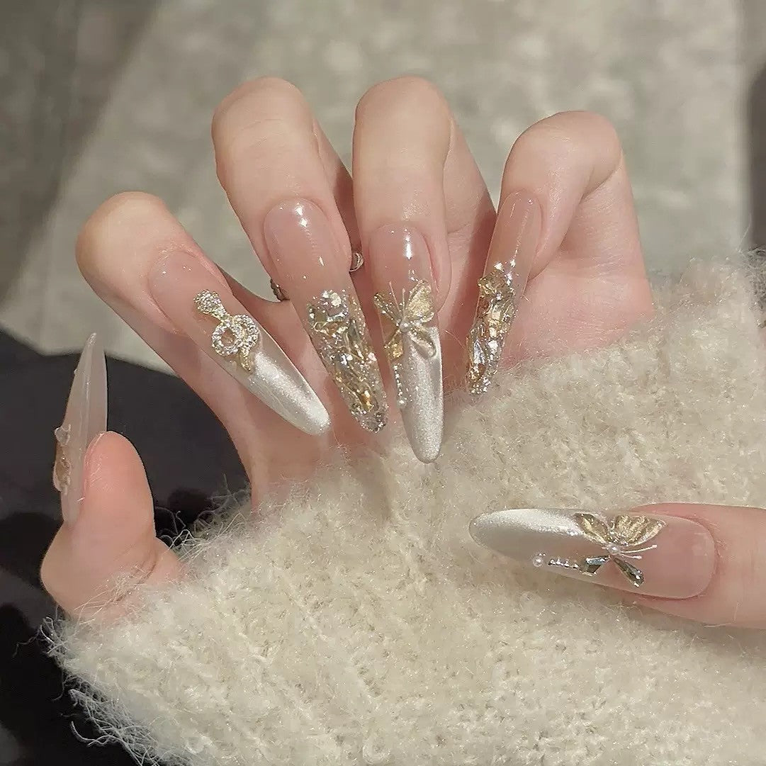 RareGoddess Handcrafted Press-On Nails YH-38