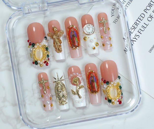 RareGoddess Handcrafted Press-On Nails SGJ-A2-0023