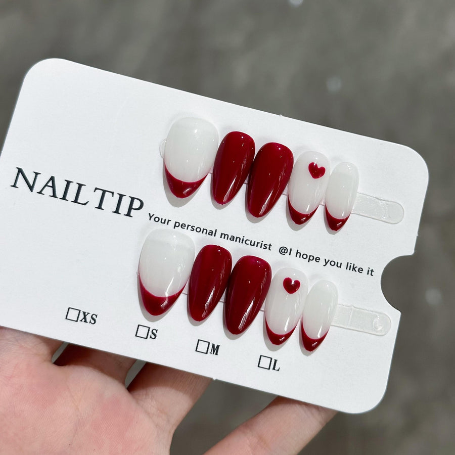 RareGoddess Handcrafted Press-On Nails 短杏仁03