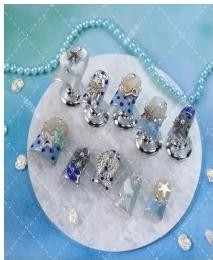 RareGoddess Handcrafted Press-On Nails XZ097