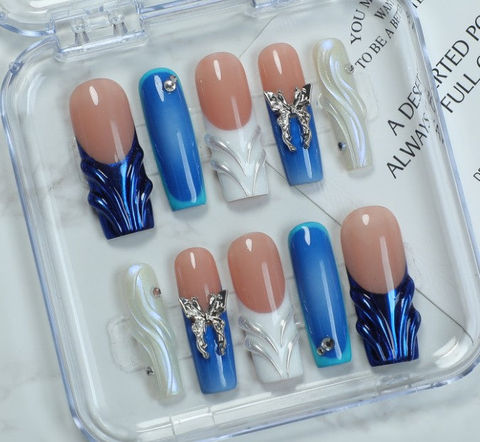 RareGoddess Handcrafted Press-On Nails SGJ-A2-0035