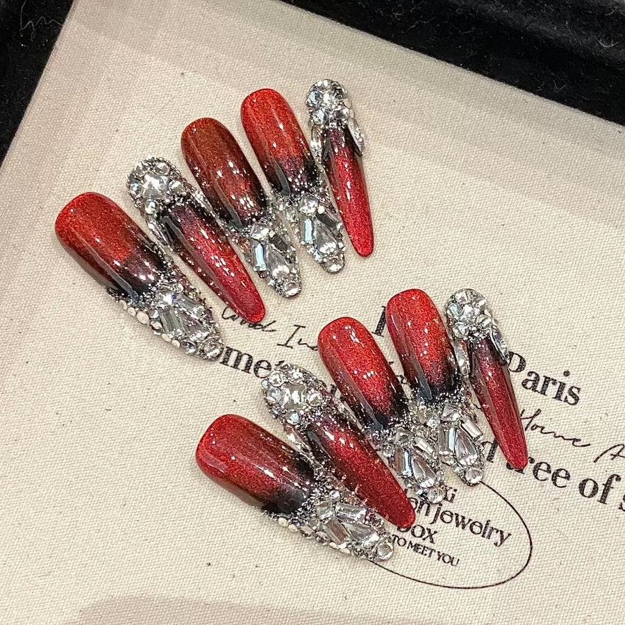 RareGoddess Handcrafted Press-On Nails YH-32