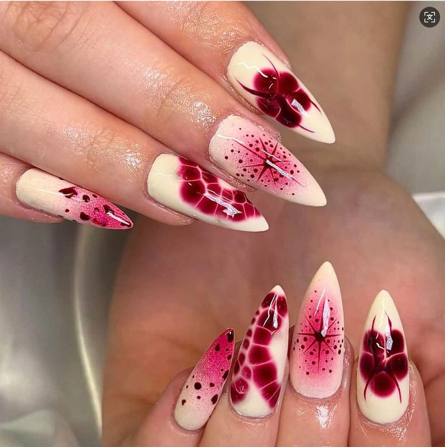 RareGoddess Handcrafted Press-On Nails JP20-201LY