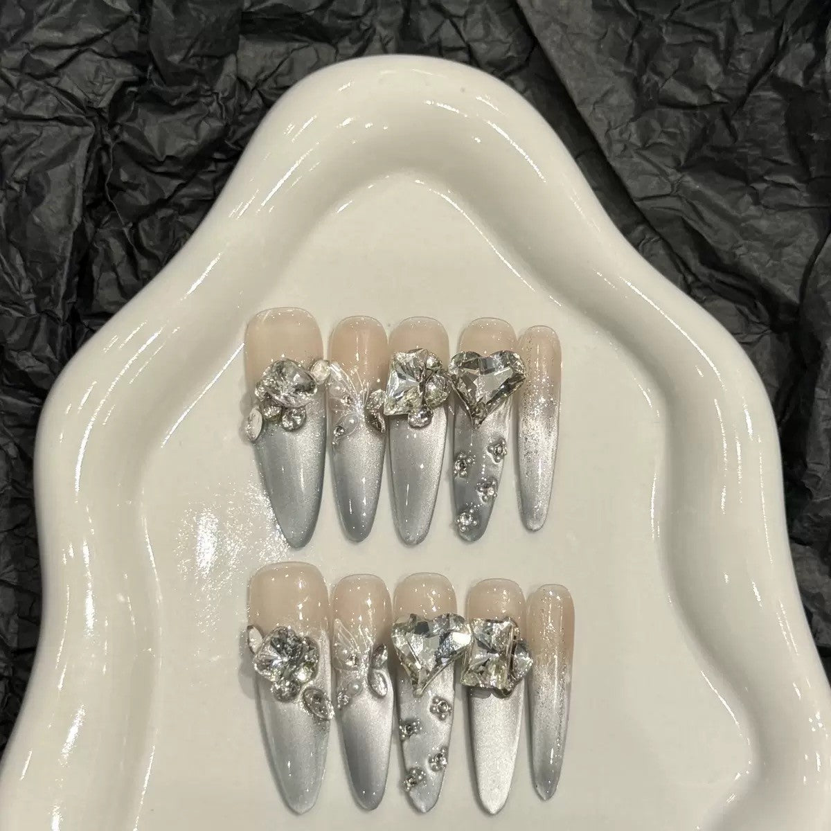 RareGoddess Handcrafted Press-On Nails YH-40
