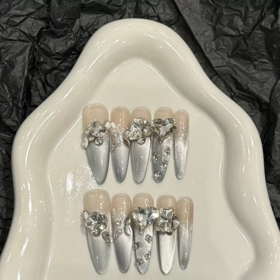 RareGoddess Handcrafted Press-On Nails YH-40