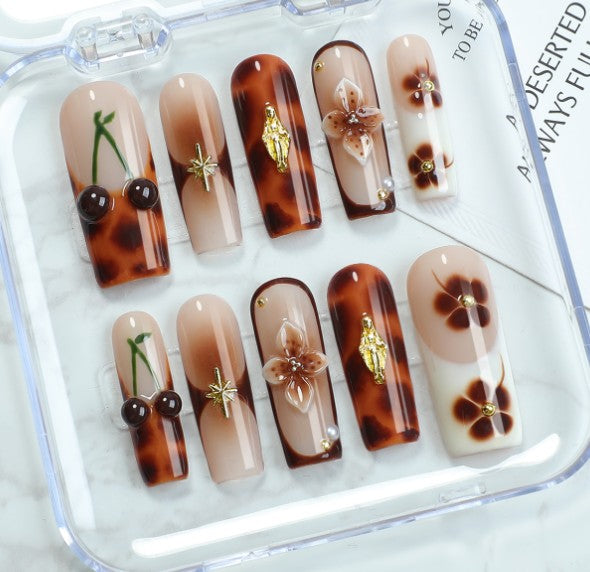 RareGoddess Handcrafted Press-On Nails SGJ-A2-0026