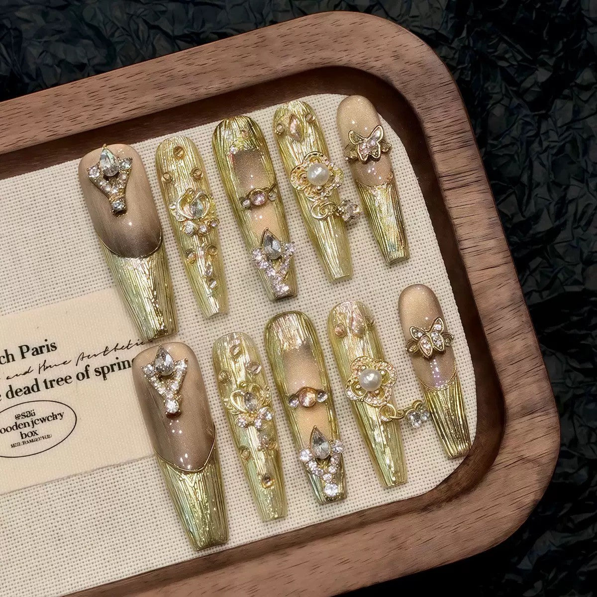 RareGoddess Handcrafted Press-On Nails YH-65