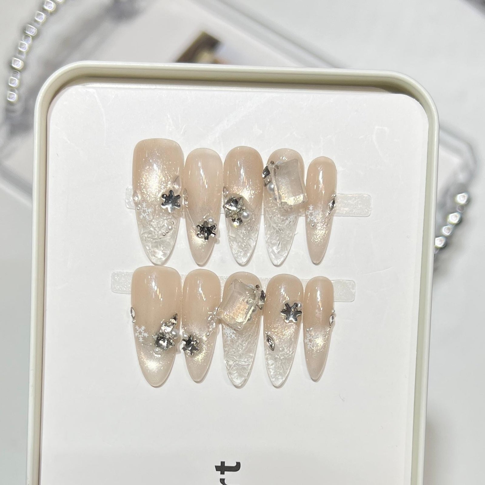 RareGoddess Handcrafted Press-On Nails E1325