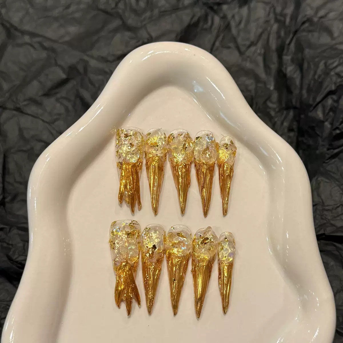 RareGoddess Handcrafted Press-On Nails YH-56