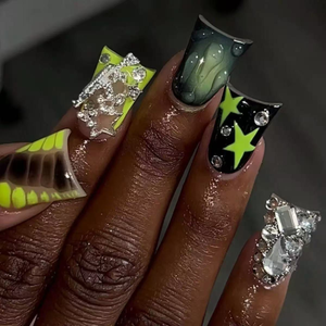 RareGoddess Handcrafted Press-On Nails XZ008